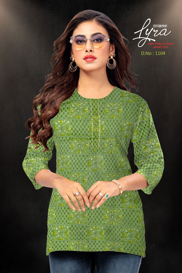 Lyra Vol 1 Cotton Printed Short Top Wholesale Shop In Surat